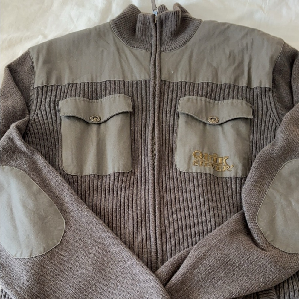 Quicksilver sweater zip up
